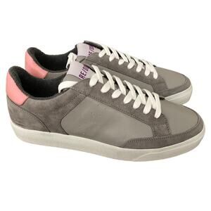 RE/DONE 90s Skate Shoes Leather Suede Low Top Lace Up Sneakers Gray NWB 40